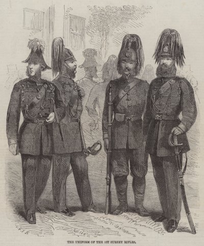 The Uniform of the 1st Surrey Rifles by Frederick John Skill